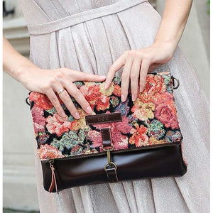 Carpet Crossbody Bag<br>Floral Rose
