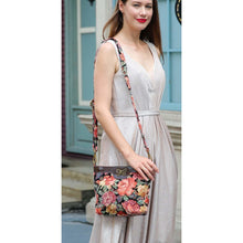 Load image into Gallery viewer, Carpet Crossbody Bag&lt;br&gt;Floral Rose
