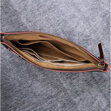 Load image into Gallery viewer, Carpet Clutch &amp; Wristlet&lt;br&gt;Floral Stripes Coffee
