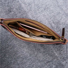 Load image into Gallery viewer, Carpet Clutch &amp; Wristlet&lt;br&gt;Floral Stripes Coffee

