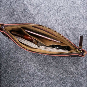 Carpet Clutch & Wristlet<br>Floral Stripes Coffee