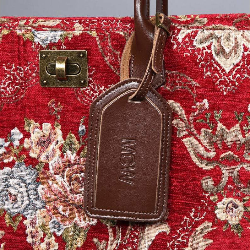 Carpet Tote Floral Wine