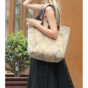 Carpet Tote<br>Golden Age Beige