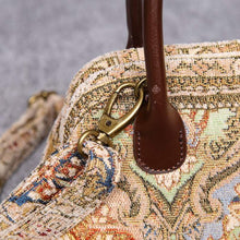 Load image into Gallery viewer, Carpet Handbag&lt;br&gt;Golden Age Beige
