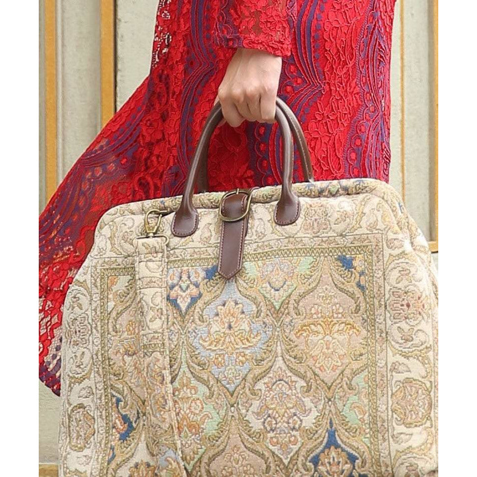 Mary Poppins Carpet Bag Golden Age Beige