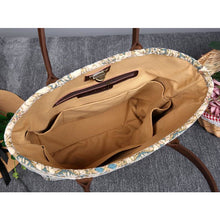 Load image into Gallery viewer, Carpet Tote&lt;br&gt;Golden Age Blue

