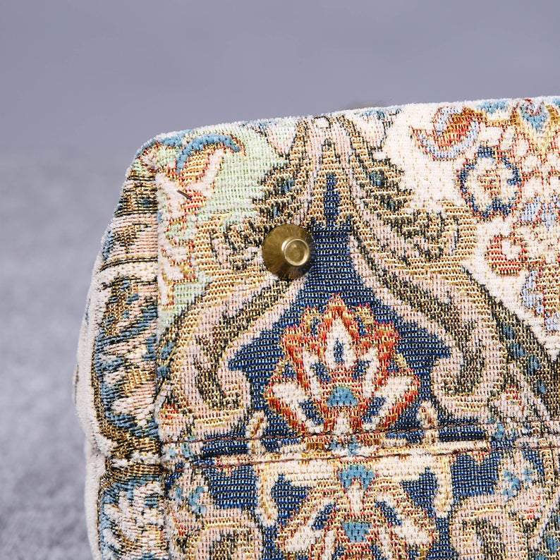 Carpet Purse Golden Age Blue
