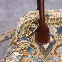 Load image into Gallery viewer, Carpet Handbag&lt;br&gt;Golden Age Blue
