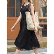 Load image into Gallery viewer, Carpet Tote&lt;br&gt;Golden Age Blue
