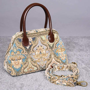 Carpet Handbag<br>Golden Age Blue