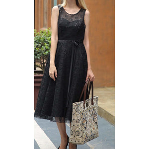 Carpet Tote<br>Golden Age Navy