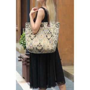 Carpet Tote<br>Golden Age Navy