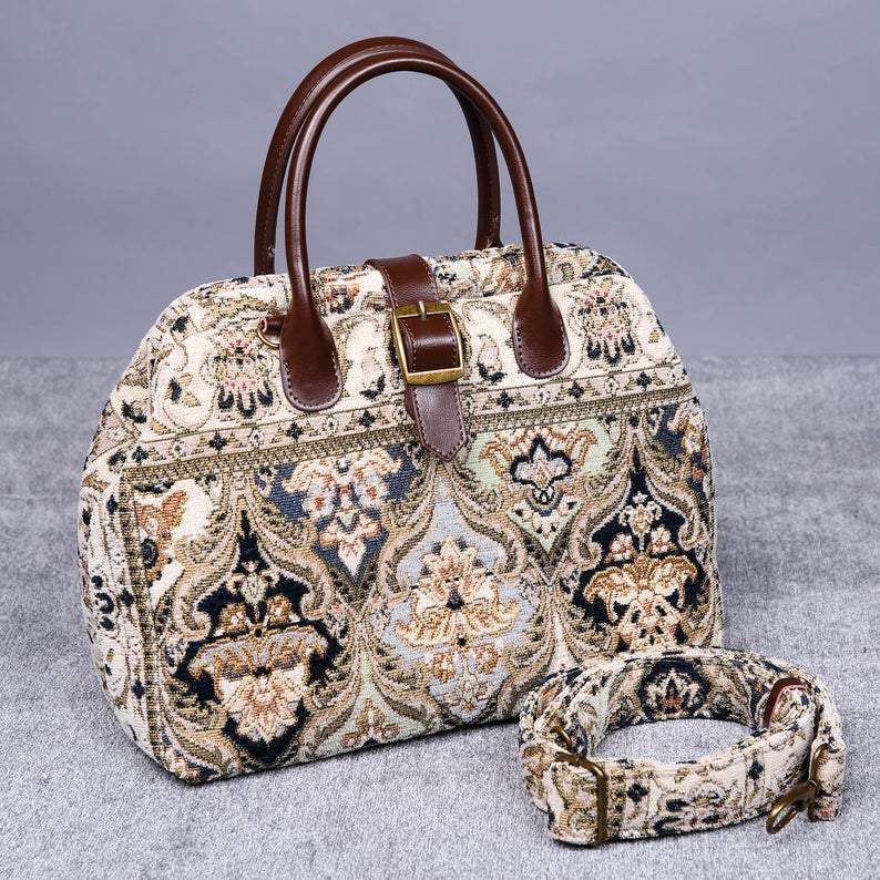 Carpet Purse Golden Age Navy