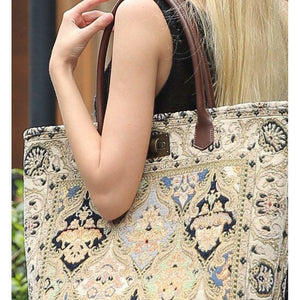 Carpet Tote<br>Golden Age Navy