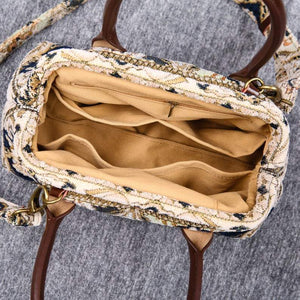 Carpet Handbag<br>Golden Age Navy