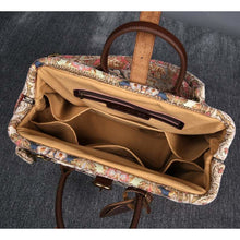 Load image into Gallery viewer, Mary Poppins Carpet Bag&lt;br&gt;Golden Age Pink
