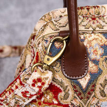 Load image into Gallery viewer, Carpet Handbag&lt;br&gt;Golden Age Wine
