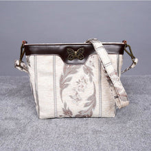 Load image into Gallery viewer, Carpet Crossbody Bag&lt;br&gt;Victorian Stripes Cream
