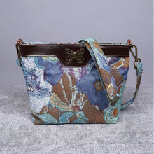 Load image into Gallery viewer, Carpet Crossbody Bag&lt;br&gt;Abstract Blue
