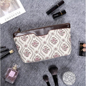 Carpet Makeup Bag<br>Traditional Cream
