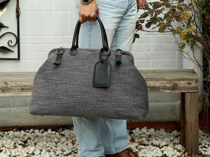 Men's Carpet Bag<br>Grey