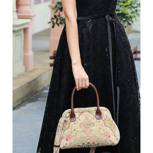 Carpet Handbag<br>Oriental Beige