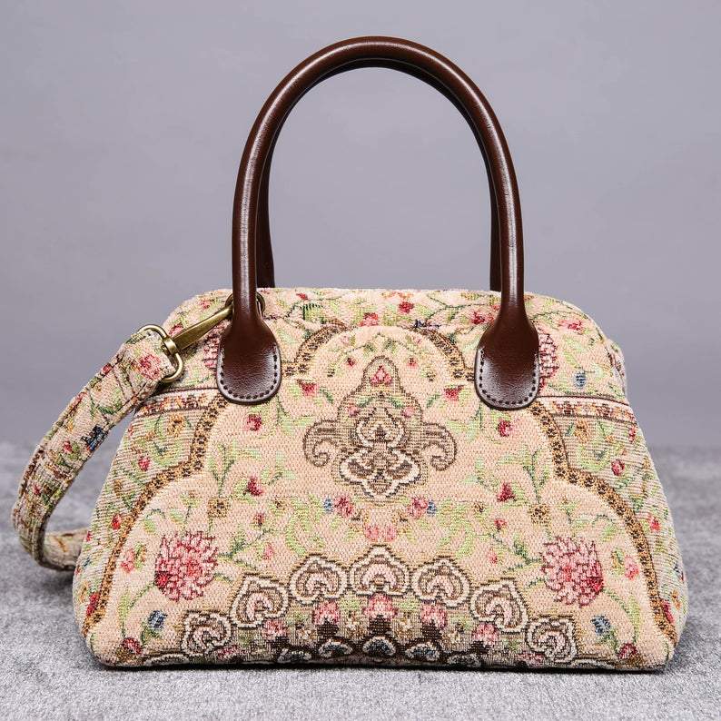 Carpet Handbag Oriental Beige