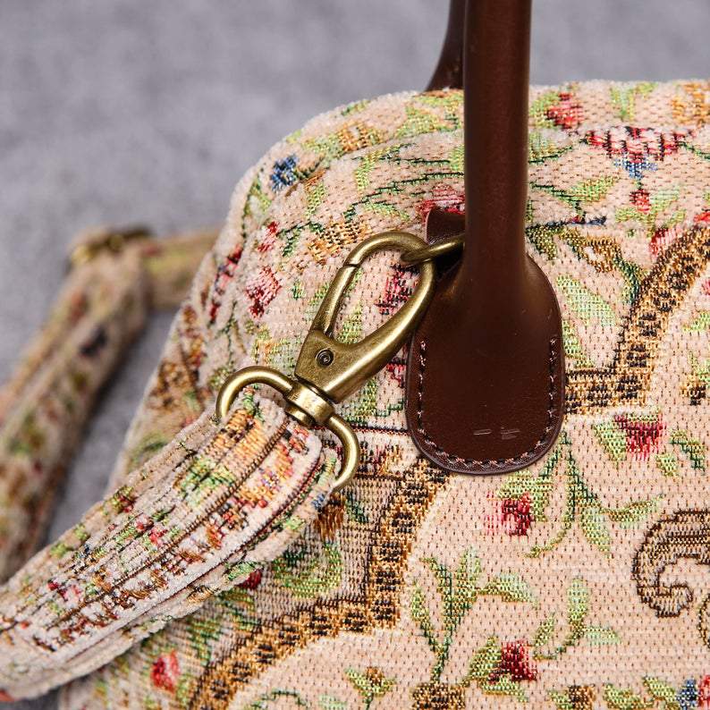Carpet Handbag Oriental Beige