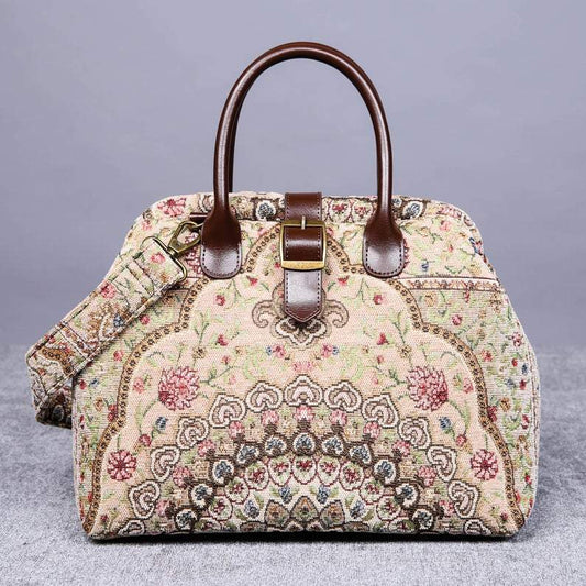 Carpet Purse Oriental Beige