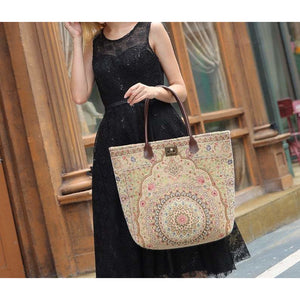 Carpet Tote<br>Oriental Beige