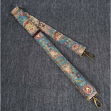 Load image into Gallery viewer, Mary Poppins Carpet Bag&lt;br&gt;Oriental Blue
