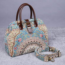 Load image into Gallery viewer, Carpet Purse&lt;br&gt;Oriental Blue
