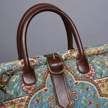 Load image into Gallery viewer, Mary Poppins Carpet Bag&lt;br&gt;Oriental Blue
