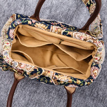 Load image into Gallery viewer, Carpet Handbag&lt;br&gt;Oriental Navy
