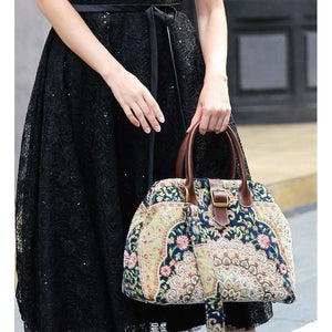 Carpet Purse<br>Oriental Navy