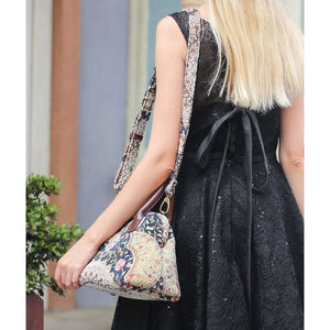 Carpet Handbag<br>Oriental Navy