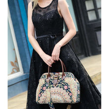 Load image into Gallery viewer, Carpet Purse&lt;br&gt;Oriental Navy
