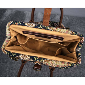 Mary Poppins Carpet Bag<br>Oriental Navy