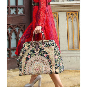 Mary Poppins Carpet Bag<br>Oriental Navy