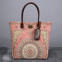 Load image into Gallery viewer, Carpet Tote&lt;br&gt;Oriental Pink
