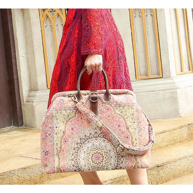 Mary Poppins Carpet Bag Oriental Pink