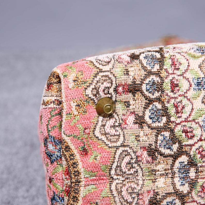 Carpet Purse Oriental Pink