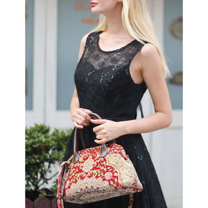 Carpet Handbag<br>Oriental Wine