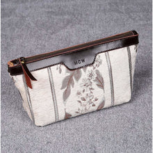 Load image into Gallery viewer, Carpet Makeup Bag&lt;br&gt;Victorian Stripes Cream
