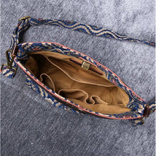 Load image into Gallery viewer, Carpet Crossbody Bag&lt;br&gt;Traditional Blue

