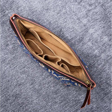 Load image into Gallery viewer, Carpet Makeup Bag&lt;br&gt;Traditional Blue
