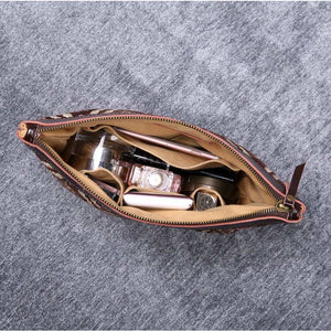 Carpet Makeup Bag<br>Traditional Coffee