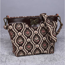 Load image into Gallery viewer, Carpet Crossbody Bag&lt;br&gt;Traditional Coffee
