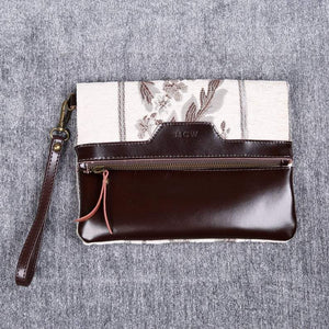 Carpet Clutch & Wristlet<br>Victorian Stripes Cream