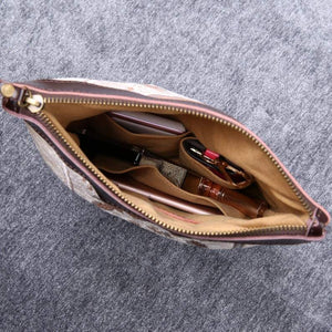 Carpet Clutch & Wristlet<br>Victorian Stripes Cream